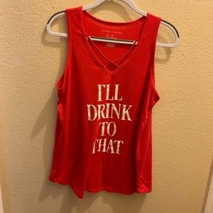 “ILL DRINK TO THAT” tank top